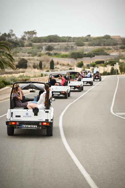 Gozo Island: Shared Sunset UTV Combi Tour & Comino Visit - Crossing to Gozo and the 4:15pm start