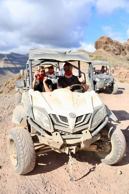 GRAN CANARIA: BUGGY TOUR - 100% OFFROAD SUNSET TOUR 1hr 30m - Pickup and return transport in the south