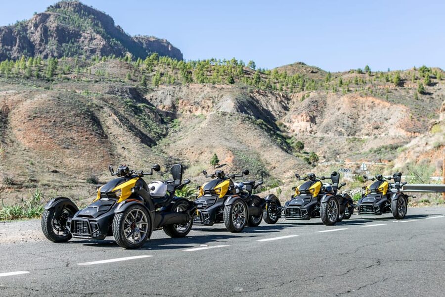 Gran Canaria: Can-Am Ryker 3-Wheel Motorcycle / Buggy / Quad - What the Can-Am Ryker feels like on the road