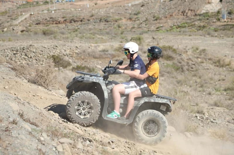 GRAN CANARIA: QUAD TOUR - AFTERNOON SUNSET TOUR 1HR 45 MIN - From Maspalomas toward Fataga and Ayagaures