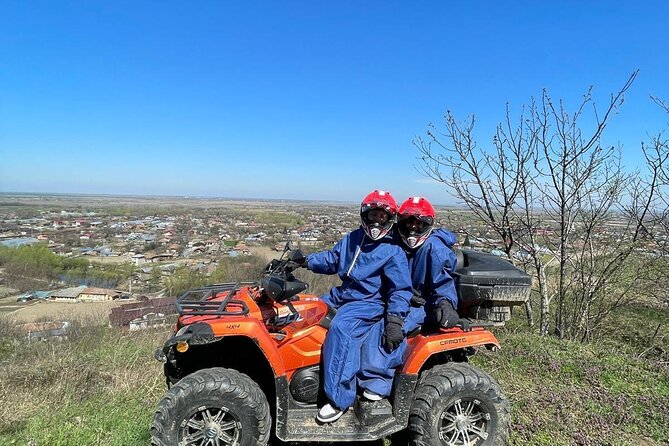 Half a day ATV fun tour near Bucharest - The scenery is rural, not staged