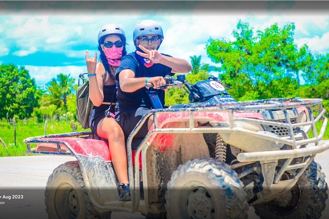 Half Day ATV Adventure Water Cave Authentic Eco Tour At PuntaCana - Los Hoyos del Salado cenote