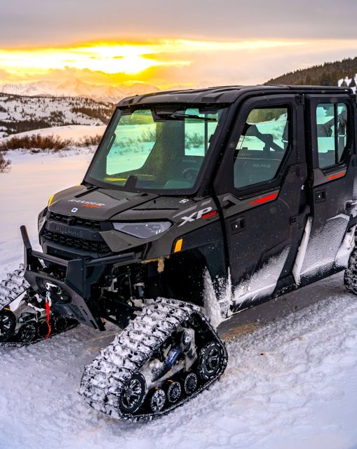 Hatcher Pass: Heated & Enclosed ATV Tours - Open All Year! - Winter riding without the usual cold-weather penalty