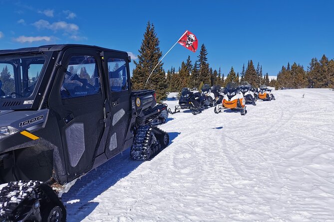 Heated and Enclosed ATV Tour in Alaska. Open All Year Round - Driving your own Polaris through the Talkeetna Mountains