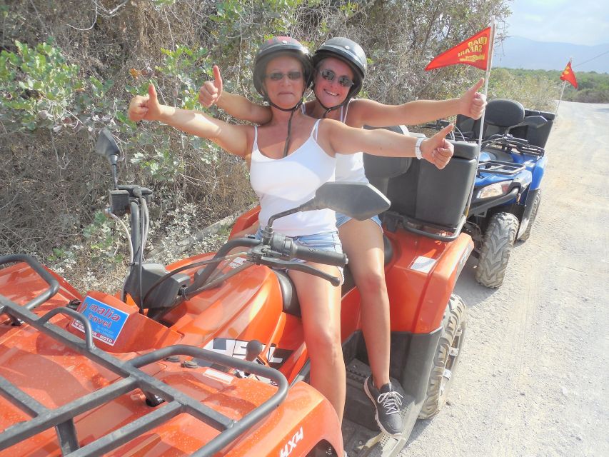 Hersonisos - Malia :off-road quad safari with transfer+Lunch - Starting beside Malia Palace