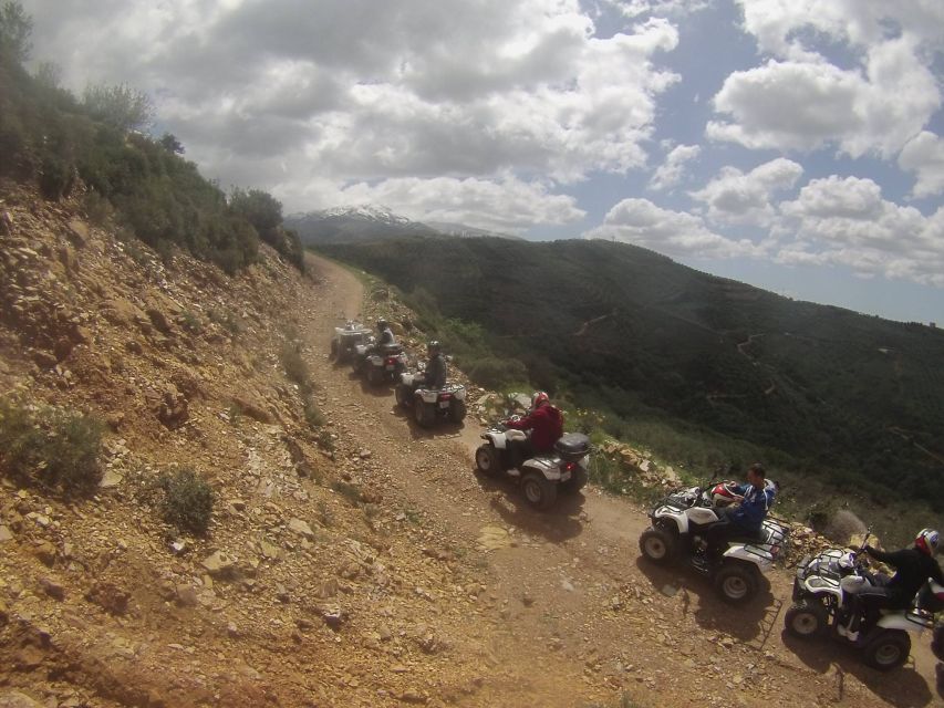 Hersonissos: ATV Quad Bike Safari in the Mountains of Crete - Along the riverbed toward Potamies