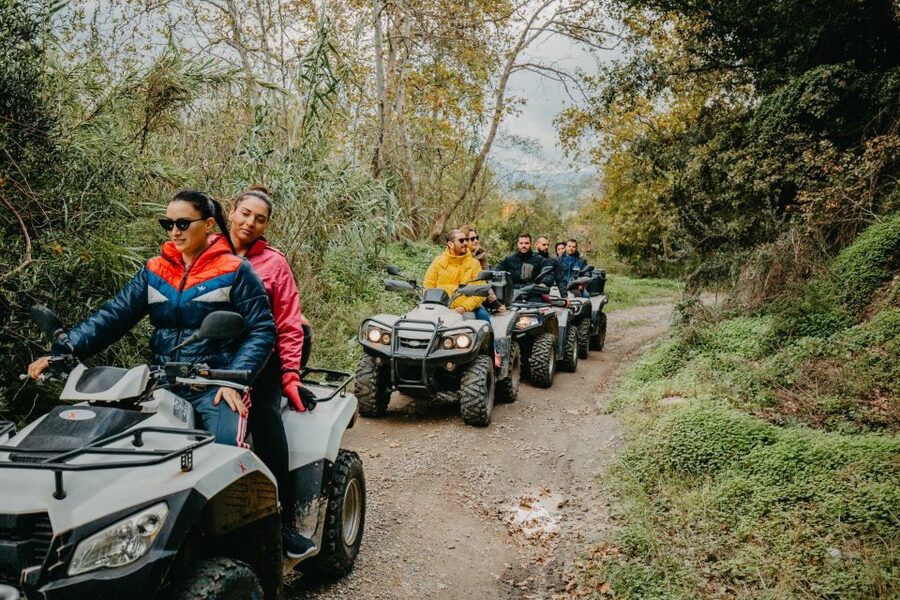 Hersonissos: ATV Quad Bike Safari in the Mountains of Crete - Askous and the view toward Lyttos and Kasteli