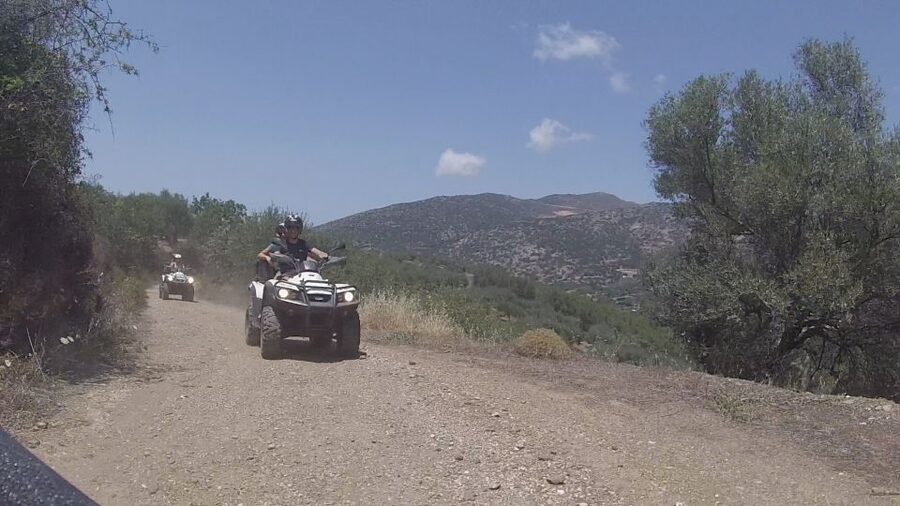 Hersonissos: ATV Quad Bike Safari in the Mountains of Crete - Raki, snacks, and the downhill run