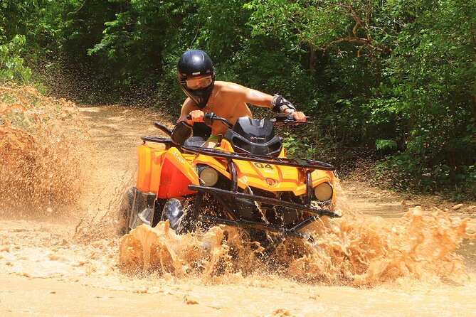 Hidden Cenote Swim & ATV Jungle Adventure with Transportation - Riding the Can-Am Outlander
