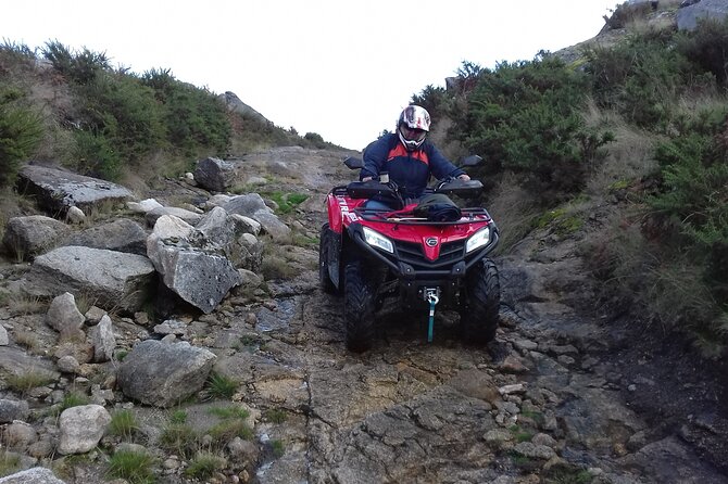 hike quad mountain altitude 825m / hike atv mountain altitude 825m - Santa Justa Chapel and a useful pause
