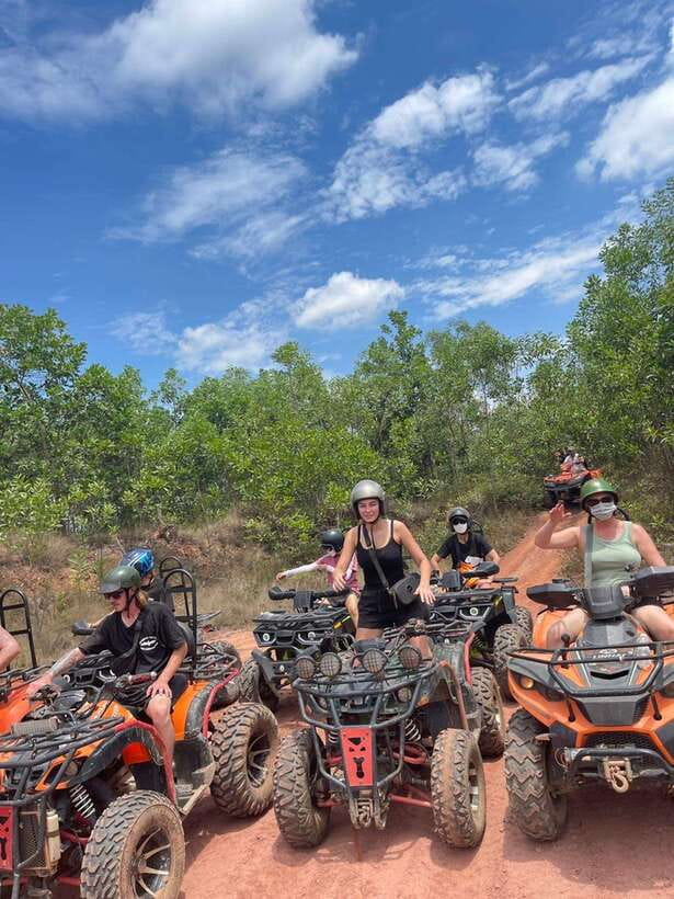 Hoi An: ATV Quad Bike Adventure and BBQ Feast - Safety gear and the first turn of the throttle