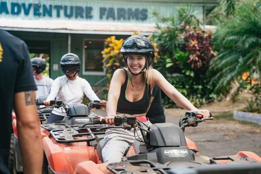 Holualoa: Polynesian Culture ATV Tour - From Mamalahoa Highway to the coffee farm