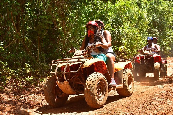 Horseback Riding plus ATV, Cenote, Ziplines, and Lunch - Four jungle ziplines, with beginner-level thrills