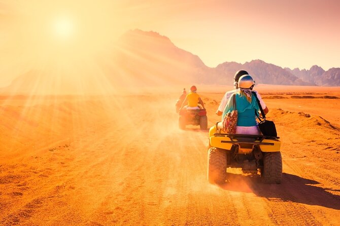 Hurghada: ATV Quad Safari, Camel Ride & Bedouin Village Tour - What the 45-minute quad ride is really like