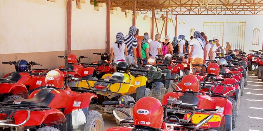 Hurghada: ATV Safari Tour with Camel Ride - Sunrise breakfast, daytime riding, or sunset dinner