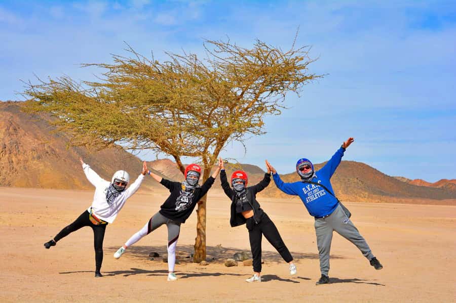 Hurghada: Desert Quad, Bedouin Village, and Camel Ride Tour - What pickup and the small group mean