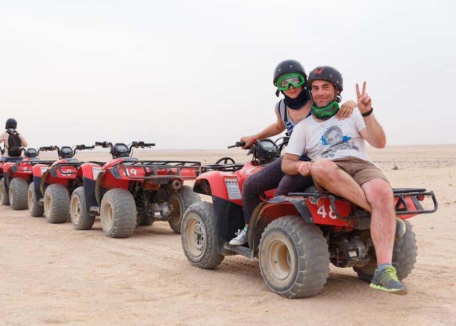 Hurghada: Desert Quad Bike and Buggy Adventure with Transfer - What the $22 price really covers