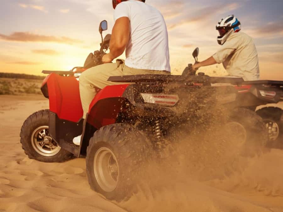 Hurghada: Full-Day Quad & Camel Ride, Stargazing, & Dinner - The safety briefing and first quad test