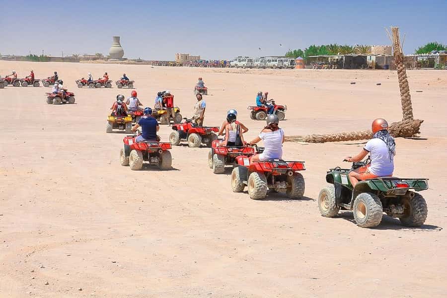 Hurghada: Full-Day Quad & Camel Ride, Stargazing, & Dinner - Riding across valleys, dunes, and open desert