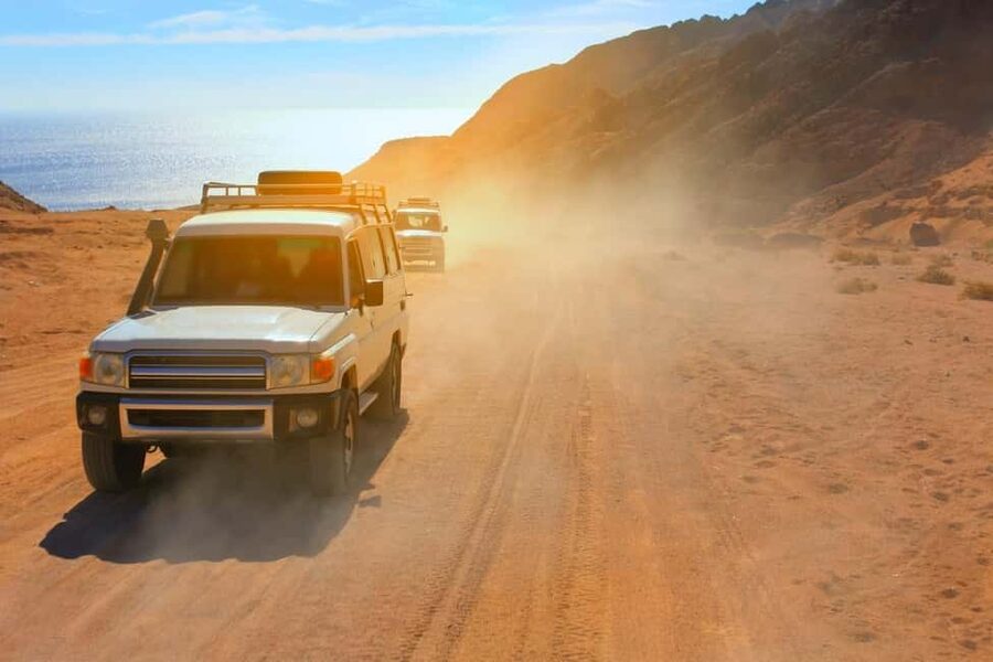 Hurghada: Mega Jeep safari, ATV & Bedouin vibe, and Dinner - The jeep safari across the desert
