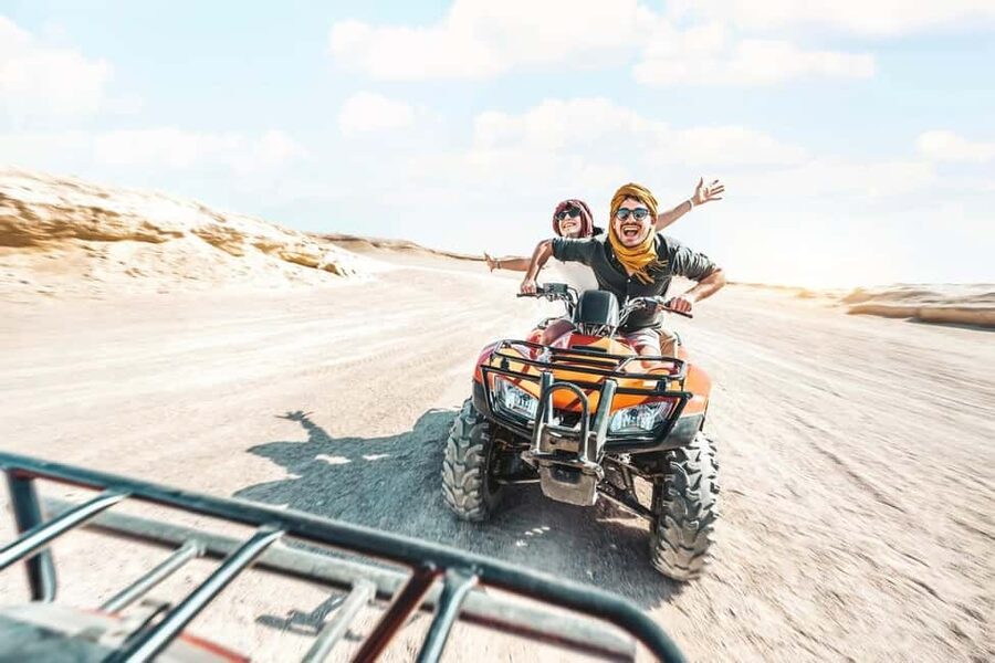 Hurghada: Mega Jeep safari, ATV & Bedouin vibe, and Dinner - Hotel pickup and the trip into the desert