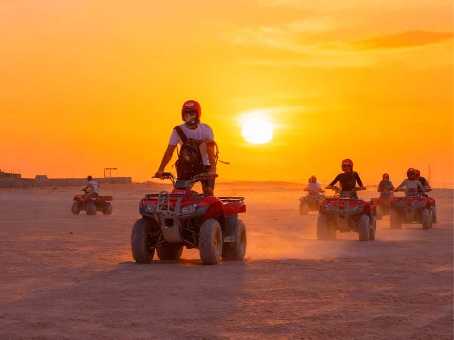 Hurghada Quad & ATV Ride with Camel, Desert Vibes & Sea View - Getting to the quad base from your hotel