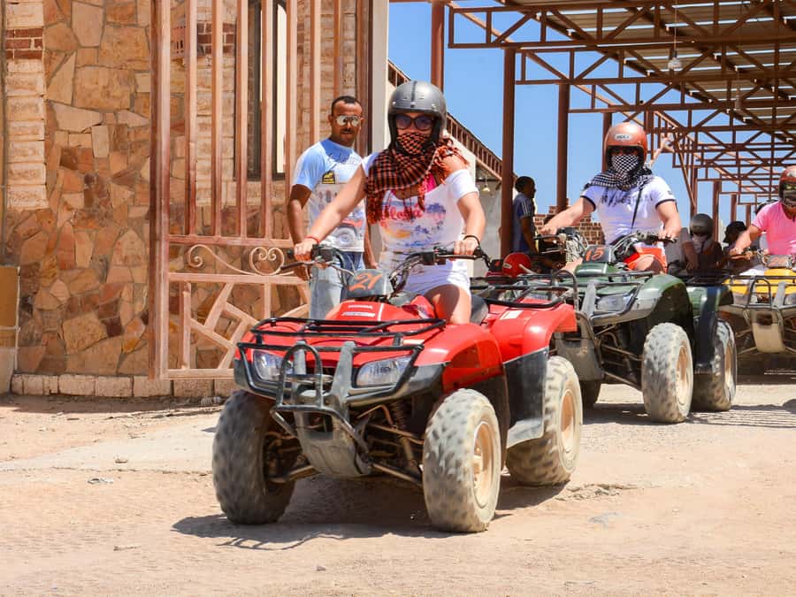 Hurghada Quad & ATV Ride with Camel, Desert Vibes & Sea View - The sunrise breakfast and sunset camp