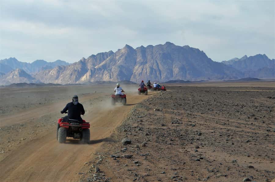 Hurghada: Quad Bike and Camel Ride with Dinner and Show - The test area gives you a useful first check