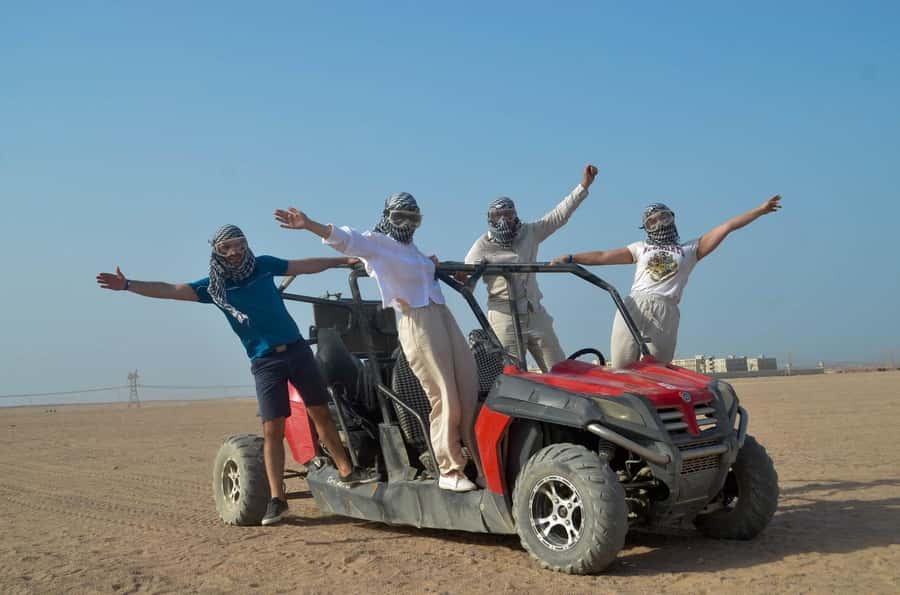 Hurghada: Quad Bike, Buggy, and Camel Ride & Bedouin Village - Key points at a glance