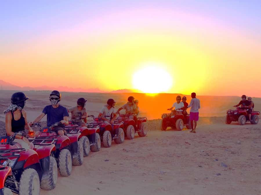 Hurghada: Quad Bike Tour of the Desert and Red Sea - The camel ride and photo stops
