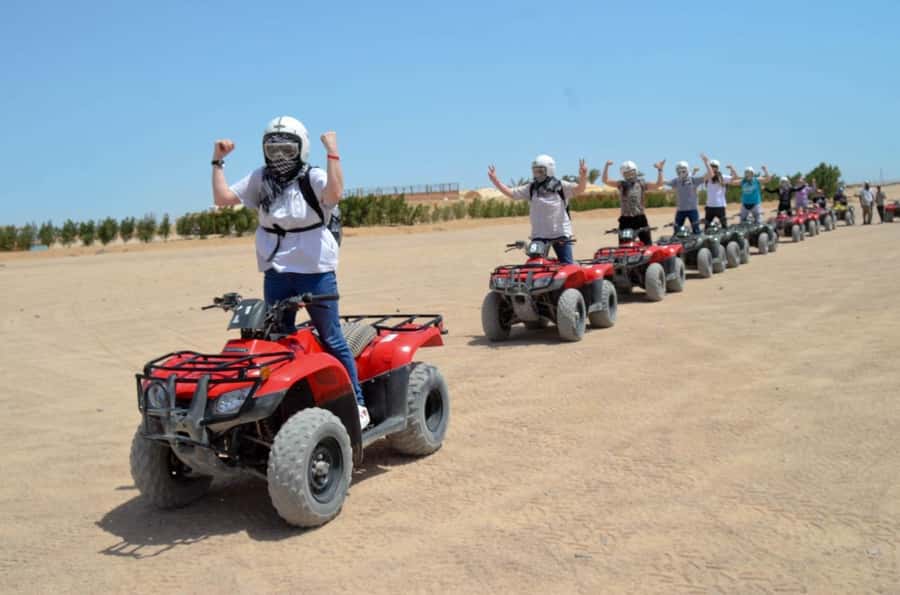 Hurghada: Red Sea Desert Quad Biking Tour & Sand Mountain - What the $49 price includes
