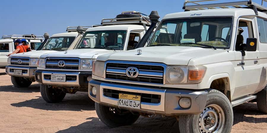 Hurghada: Safari Jeep, Buggy, Camel, Quad, Bedouin Dinner - The 4WD jeep trip into the mountains