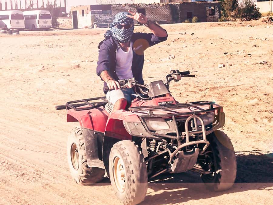 Hurghada: Sunrise Quad Bike, Camel and Oriental Breakfast - The short camel ride and what it really offers