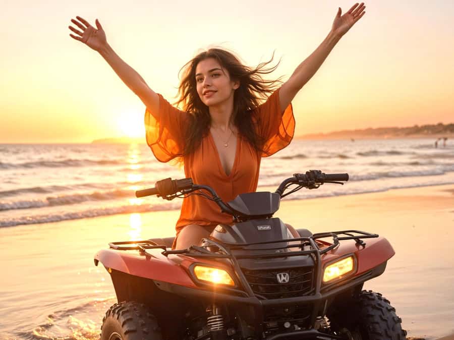 Hurghada: Sunset Quad Bike, Camel w/ Opt Stargazing and BBQ - What stargazing really means here