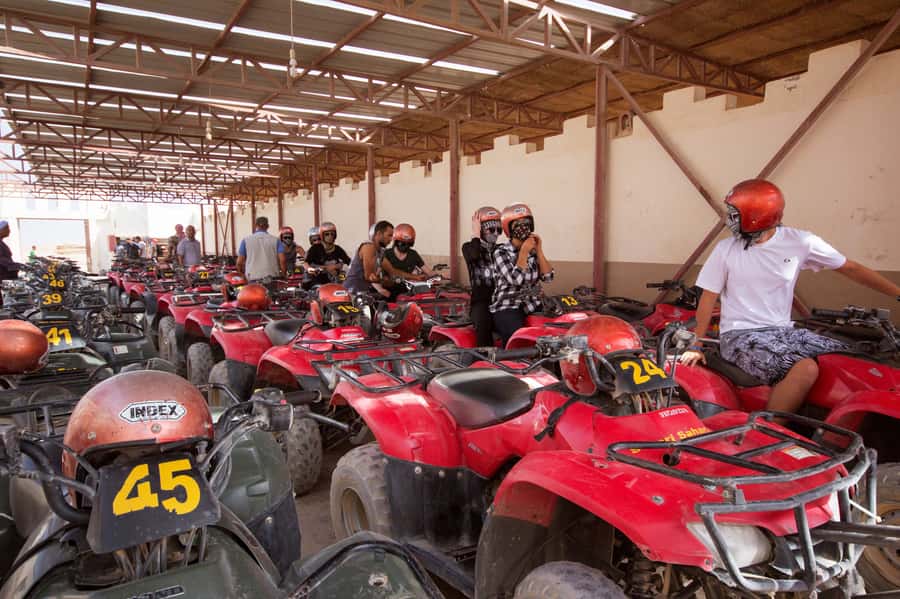 Hurghada: Sunset Quad Bike, Camel w/ Opt Stargazing and BBQ - Sunrise, horse riding, and other package choices