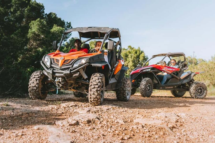 Ibiza: Buggy Excursion to Explore Beaches and Unique Views - Cliffs, beaches, and wide coastal views