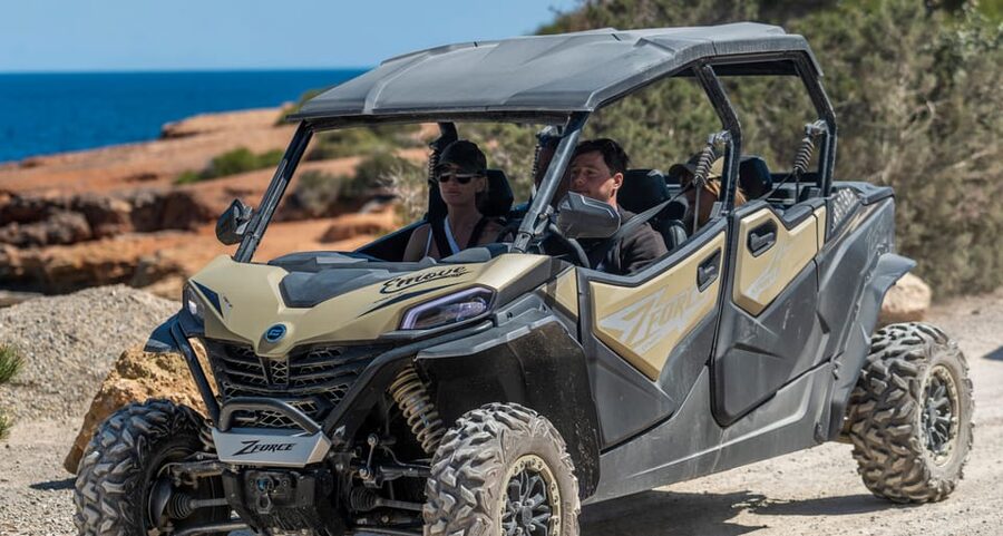 Ibiza: Santa Eulalia Buggy Sightseeing Tour - Cliffs, beaches, and photo stops