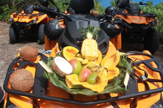 Island Tour & Getaway on the Bora Bora Mountains by Quad / ATV - The Rock of Anau and Mount Otemanu