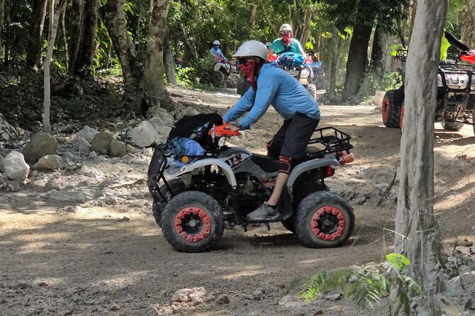 Jade Caverns and Mayan Village Cozumel ATV TOUR - The Mayan land-use fee changes the real price