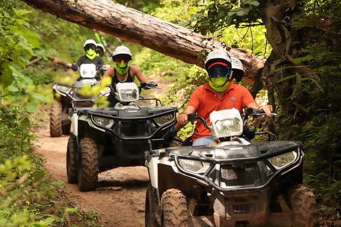 Jungle ATV Tour "La Tigra" double (2 persons ride tandem on ATV) - Safety gear that makes a real difference