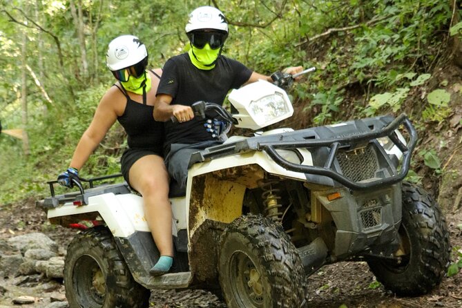 Jungle ATV Tour "La Tigra" double (2 persons ride tandem on ATV) - A route with views, plants, and photo stops