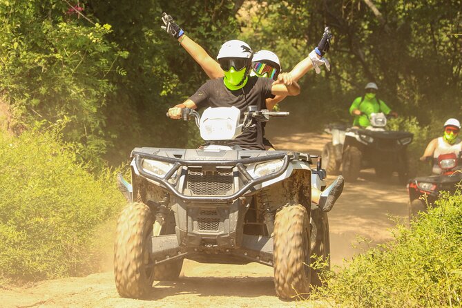 Jungle ATV Tour "La Tigra" double (2 persons ride tandem on ATV) - The tandem ATV question: who drives?