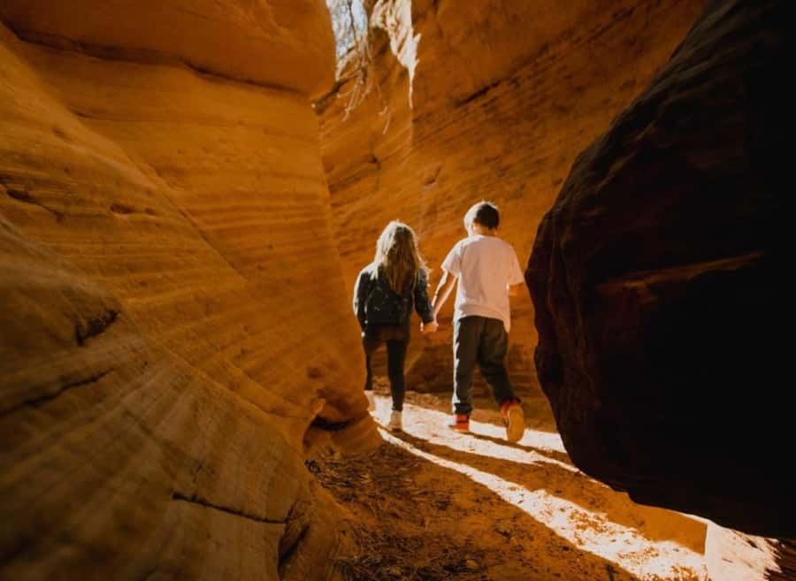 Kanab: Coral Pink Sand Dunes UTV, Slot Canyon & Sand Surfing - Sandboarding and sledding at Star Dune