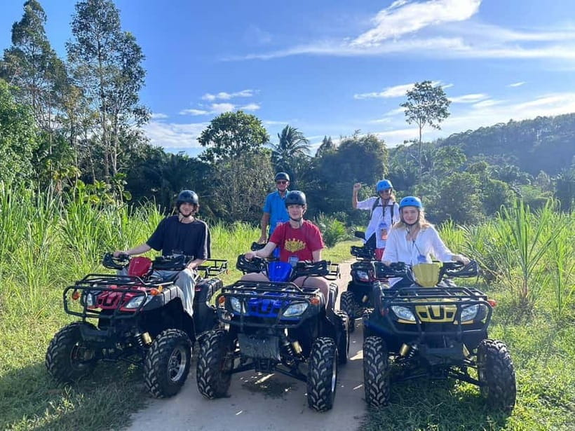 Khao Lak: ATV Ride Through Mountain and Waterfall Trails - Palm gardens, rubber trees, and the first creek crossings