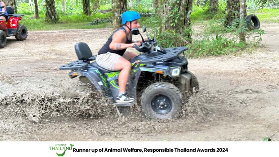 Khao Lak Wild ATV Quad Bike & Gentle Giants Experience - The elephant sanctuary visit, 30 minutes of quiet observation