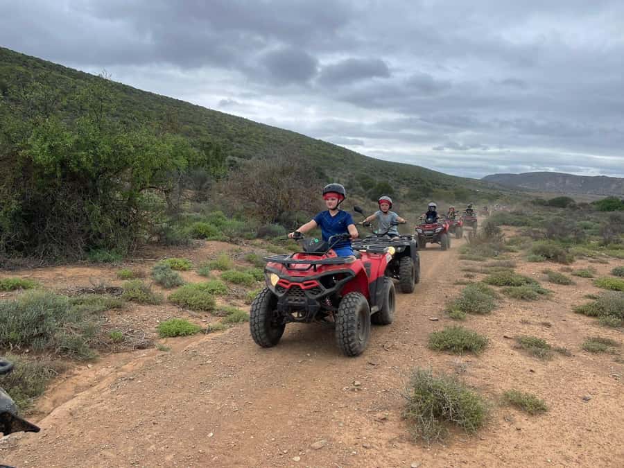 KLEIN KAROO at Oudtshoorn QUAD BIKE FUN RIDE - Scenery, dust, and the Klein Karoo setting