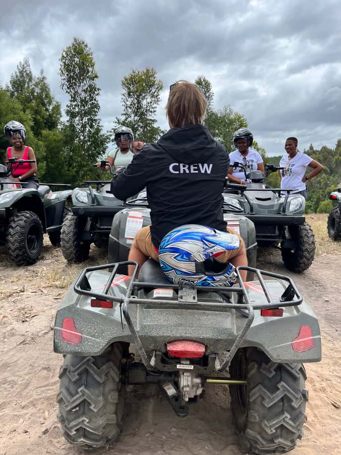 Knysna: Guided Quad Bike Tour in the Forest - From Thesen Island to the Knysna Forest