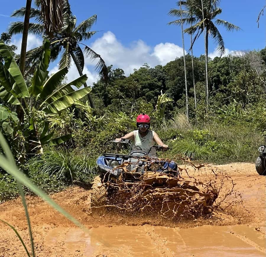 Ko Samui: X Quad Beginner Waterfall ATV Tour (1 Driver) - Through durian plantations and Samui’s mountain tracks