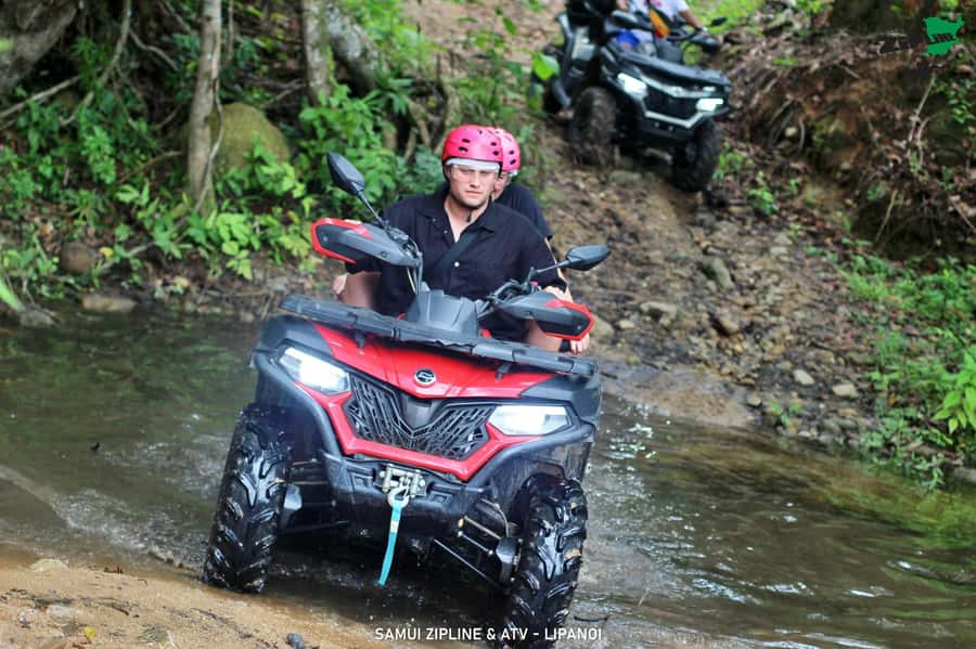 Koh Samui: ATV And Zipline Experience with Transfer - Getting set up safely before the ATV and zipline