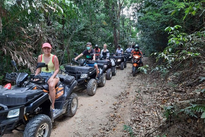 Koh Samui ATV Safari 2 Hours Tour (Jungle Ride, Mountain Viewpoint, Waterfall) - Tree Bridge Coffee and the route toward the waterfall